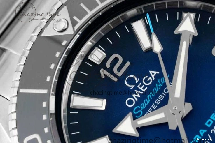 0122 EasyCare Seamaster 6000M Ultra Deep SS SBF 1:1 Best Edition Deep Blue Dial on SS Bracelet A8912 Super Clone 7816